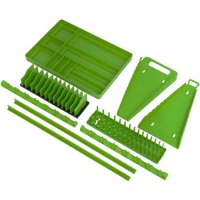 Sealey 9 Piece Tool Storage Organizer Hi Vis Green Set