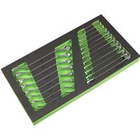 Siegen 20 Piece Combination and Offset Spanner Set in Module Tray
