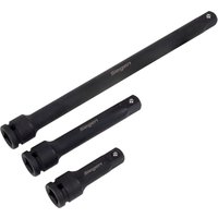 Siegen 3 Piece 1/2" Drive Impact Socket Extension Bar Set