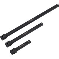 Siegen 3 Piece 3/8" Drive Impact Socket Extension Bar Set
