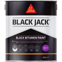 Sika Black Jack 901 Black Bitumen Paint 2.5 L 852658