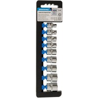 Silverline 427562 Socket Set 3/8in Drive 6Pt Imperial 9Pce 1/4in - 3/4in Each 1