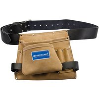 Silverline 675030 Leather Nail & Tool Bag 8 Pocket 260 X 230Mm Each 1