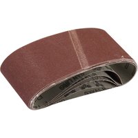 Silverline 870507 Sanding Belts 65 X 410Mm 5Pk 120 Grit Each 5