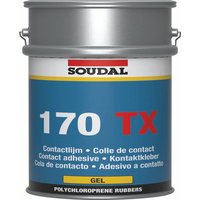 Soudal Contact Adhesive 170 Tx Thixotropic Yellow 5L tin 12