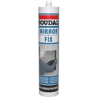 Soudal Mirror Fix Adhesive White 290Ml cartridge 12