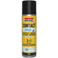 Soudal Contact Adhesive Spray Transparent 300Ml canister 1