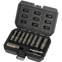 Spiral Type Deep Bolt Extractor Set 3/8in Sq. Dr. (11 Piece) 28197