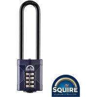 Squire SQR701730 Combination Padlock - Steel 4in Long Shackle - Cp50/4 50Mm Blister Pack 1