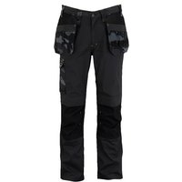 Stanley® Clothing STW40057-204 Dixon Slim Fit Trousers Black Camouflage Waist 34In Leg R