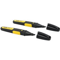 Stanley Black Chisel Tip Marker Pens