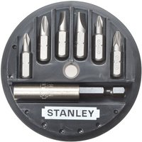 Stanley 7 Piece Slotted, Phillips and Pozi Insert Screwdriver Bit Set