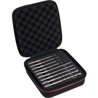 Starrett KBPSK09 Sds Plus 2 Point Drill Bit Set 9 Piece
