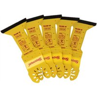 Starrett KSO-00B44-5 Kso-00B44-5 Flat-Sided Bi-Metal Oscillating Blade 55 X 44Mm X 18 Tpi Pack Of 5