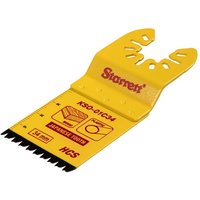 Starrett KSO-01C34 Kso-01C34 Plunge Hcs Oscillating Blade - Japanese Teeth 40 X 34Mm X 18 Tpi