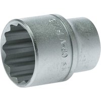 Teng Bi-Hexagon Socket 12-Point Regular A/F 1/2In Drive 1.1/16In