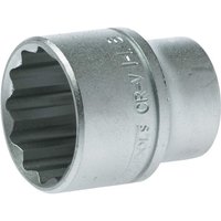 Teng Bi-Hexagon Socket 12-Point Regular A/F 1/2In Drive 1.1/8In