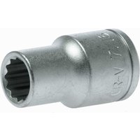 Teng Bi-Hexagon Socket 12-Point Regular A/F 1/2In Drive 7/16In