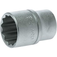 Teng Bi-Hexagon Socket 12-Point Regular A/F 1/2In Drive 7/8In