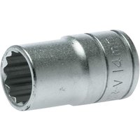 Teng Tools Bi-Hexagon 12-Point 1/2in Drive Socket 14mm M120514-C