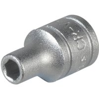 Teng M140504 Hexagon Socket 6 Point Regular 1/4In Drive 4Mm