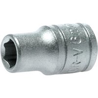 Teng M140506 Hexagon Socket 6 Point Regular 1/4In Drive 6Mm