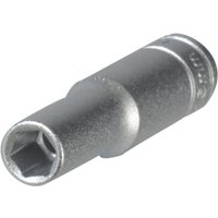 Teng M140606 Hexagon Socket Deep 6 Point Regular 1/4In Drive 6Mm