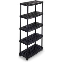 Terry TS1000955 Scaff 1836/5 Black Adjustable Shelving Unit
