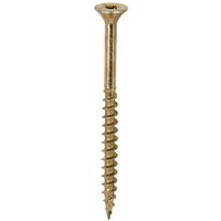 Timco 60080C2C C2 Clamp-Fix Multi-Purpose Premium Screws - Tx - Double Countersunk - Yellow 6.0 X 80 Box 200