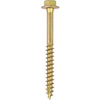 Timco Advanced Coach Screws - Hex Flange - Yellow TIMbag 35 8120SCSYB