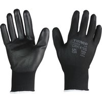 Timco Durable Grip Gloves - Pu Coated Polyester - Multi Pack Bag 12 770324