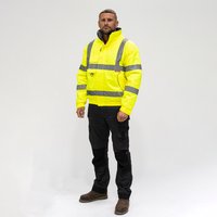 Timco Hi-Visibility Bomber Jacket - Yellow Bag 1 HVJXL