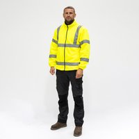 Timco Hi-Visibility Fleece Jacket - Yellow Bag 1 HVFJMED