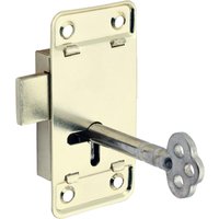 Timco Small Cupboard Lock - Electro Brass TIMpac 1 204672P