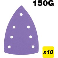 Trend 100 X 150Mm 7-Hole 150G Detail Sanding Pad 10 Pack AB/DET1/150A