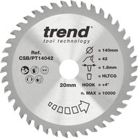 Trend Laminate/Hpl Circular Saw Blade 140Mm X 20Mm X 42T CSB/PT14042