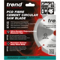 Trend Pcd Fibre Cement Circular Saw Blade 140Mm X 20Mm X 4T PCD/FSB/1404