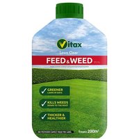 Vitax 5FW1 Green Up Lawn Feed & Weed 200M² 1L