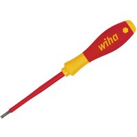 Wiha Softfinish VDE Insulated Slimfix Screwdriver Slotted