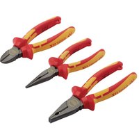 Draper 3 Piece XP1000 VDE Insulated Tethered Pliers Set