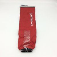 Eureka / Sanitaire lock on bag, open top with slide & spring, red