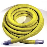 TMHD Vacuum Hose, 1-1/2" x 50', Yellow / Black with cuffs, 1 per carton