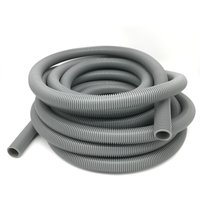 RCP® Vacuum Hose, 1-1/4" x 50', Gray with out cuffs, 1 per carton