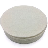 Powr-Flite WT0520 White Polish Extra Fine Pad, 20-Inch Floor Polishing Pad for High-Gloss Floor Finishing