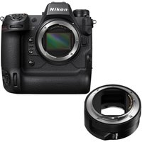 Nikon Z9 Mirrorless Camera with FTZ II Mount Adapter