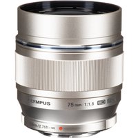 Olympus M.Zuiko Digital ED 75mm f/1.8 Lens Silver
