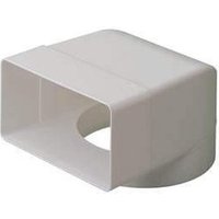 Monsoon Rectangular Ventilation Duct Elbow With 100mm Socket - 110mm x 54mm