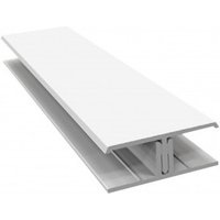 Weatherboard Cladding Two Part H Trim - 3mtr White