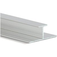 Guardian Internal Cladding Aluminium H Trim - 2400mm Satin - For 10mm Bathroom/Shower/Kitchen/Ceiling Panels