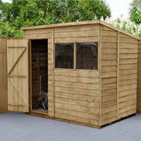 Forest Garden Pent Overlap Shed – 7and#039; x 5and#039; Forest Garden Pent Overlap Shed – 7and#039; x 5and#039;